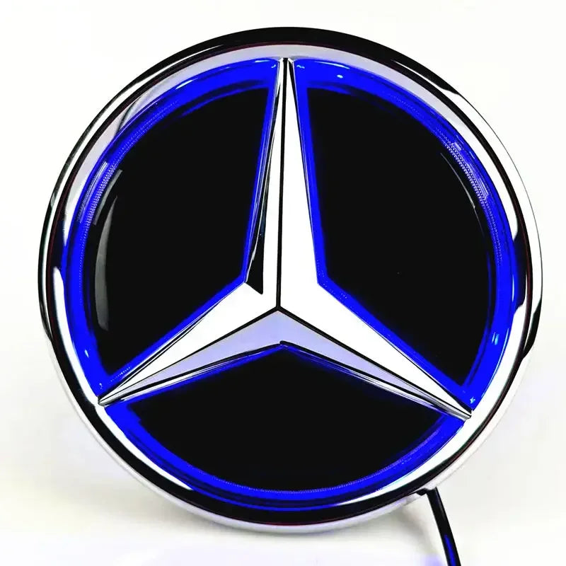 LED Mirror Style Front Emblem For Mercedes Benz