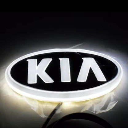 KIA LED Car Emblem (11.9cmx6.2cm)
