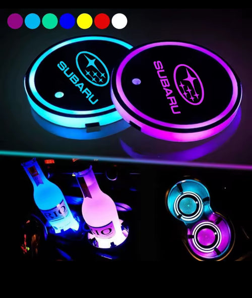 LED Car Logo Coasters