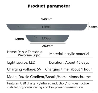 LED Car Door Sill Light