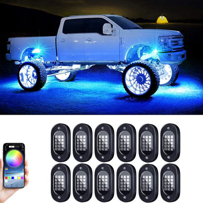 Car Underbody Rock Lights Waterproof