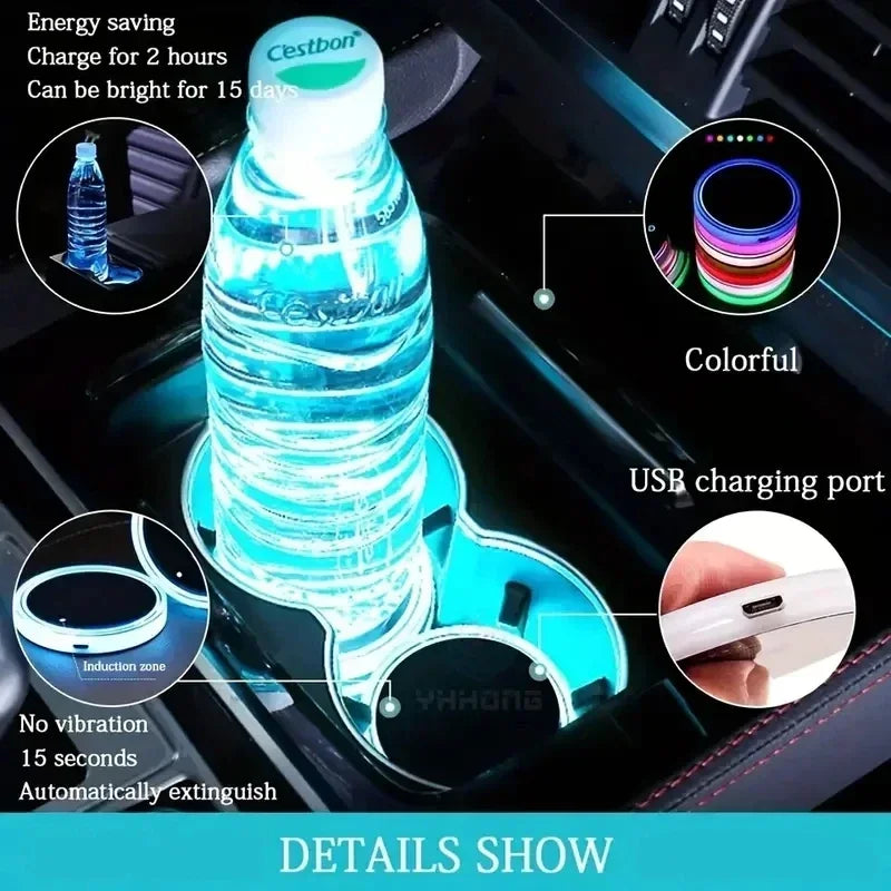 LED Car Logo Coasters