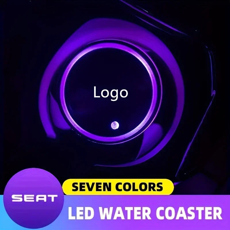 LED Car Logo Coasters