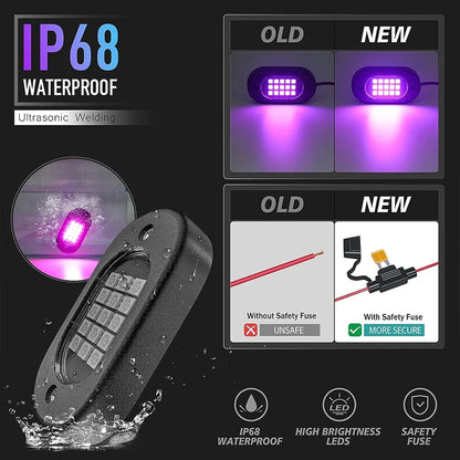 Car Underbody Rock Lights Waterproof