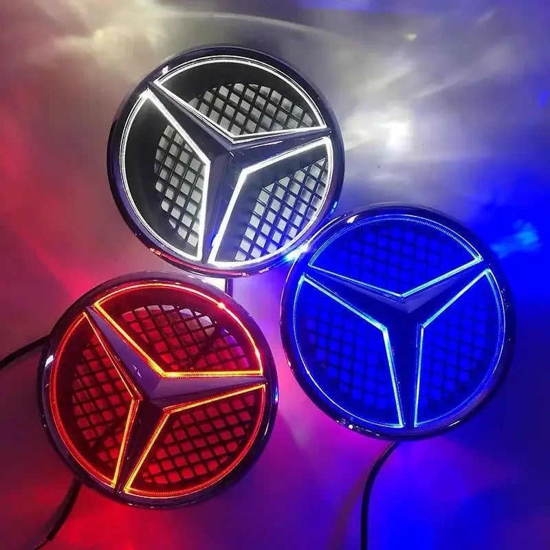 LED Grille Style Front Emblem For Mercedes Benz