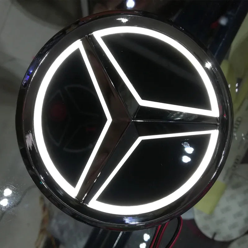 Mercedes Benz Rear Trunk LED Emblem 9.5cm