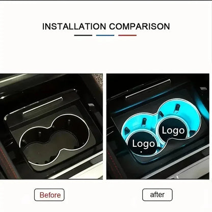 LED Car Logo Coasters