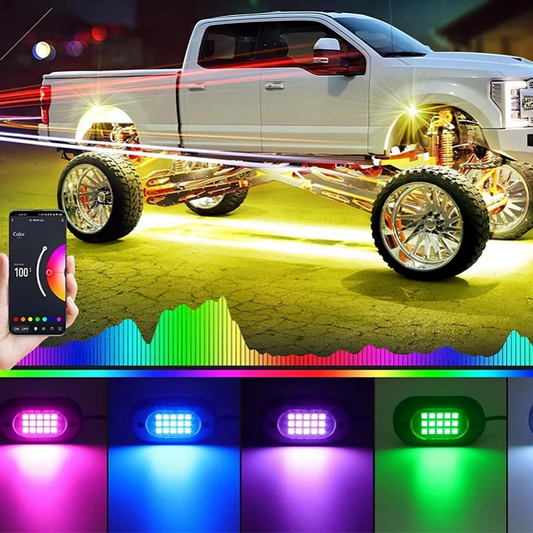 Car Underbody Rock Lights Waterproof