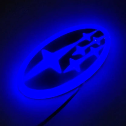 Subaru LED Car Emblem 14x7.3cm