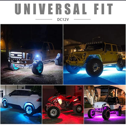 Car Underbody Rock Lights Waterproof