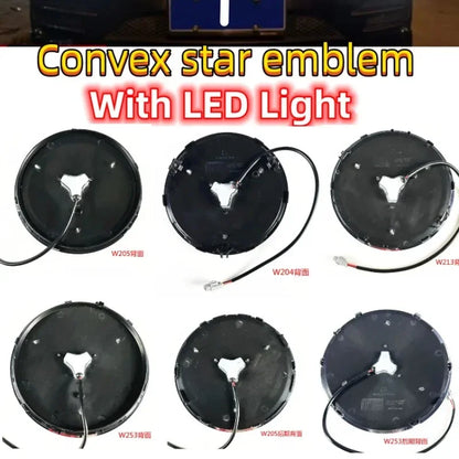 LED Mirror Style Front Emblem For Mercedes Benz