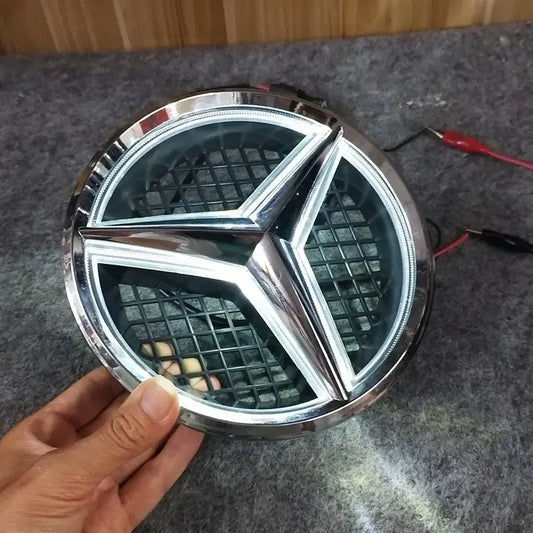 LED Grille Style Front Emblem For Mercedes Benz