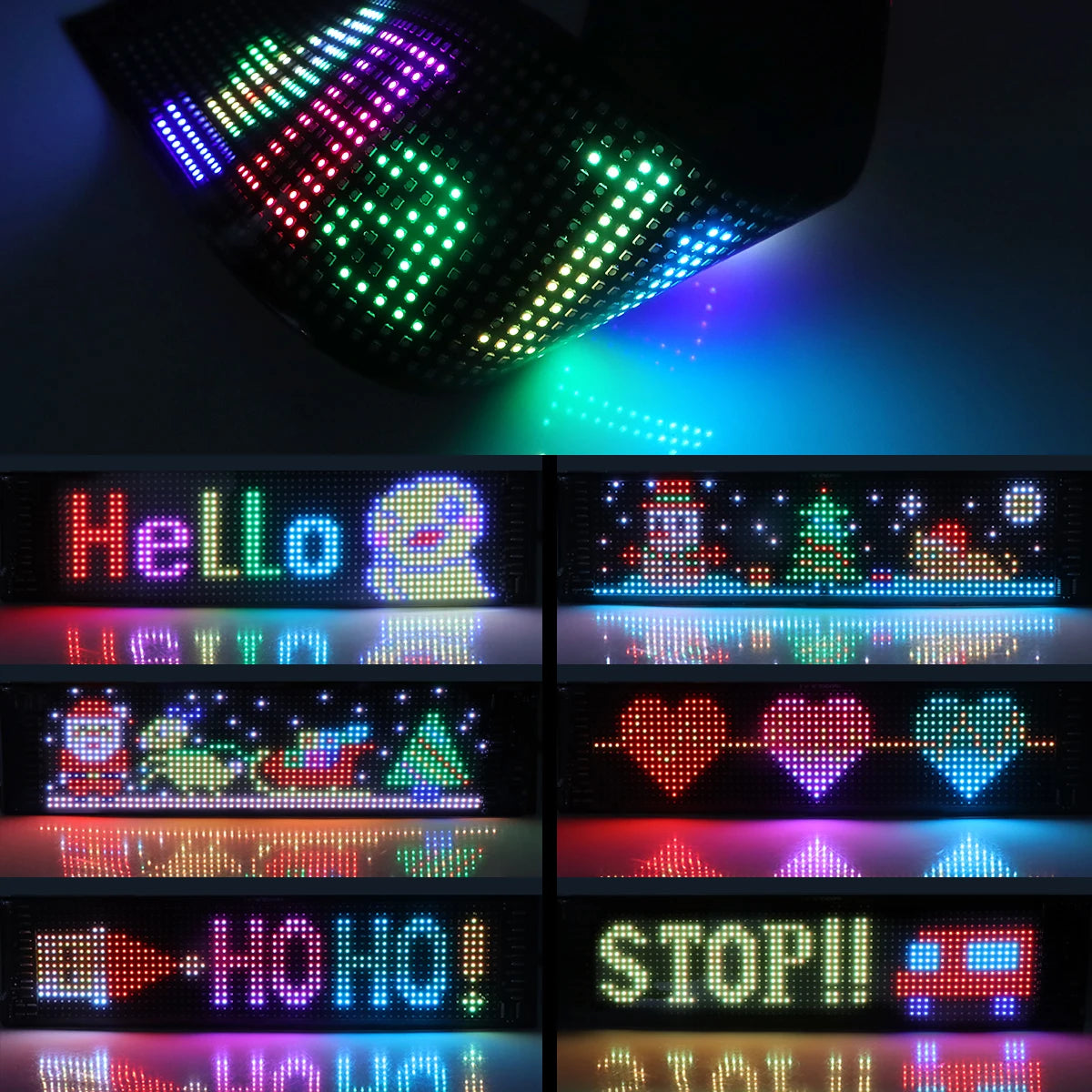 LED Panel Scrolling Signboard Advertising Light