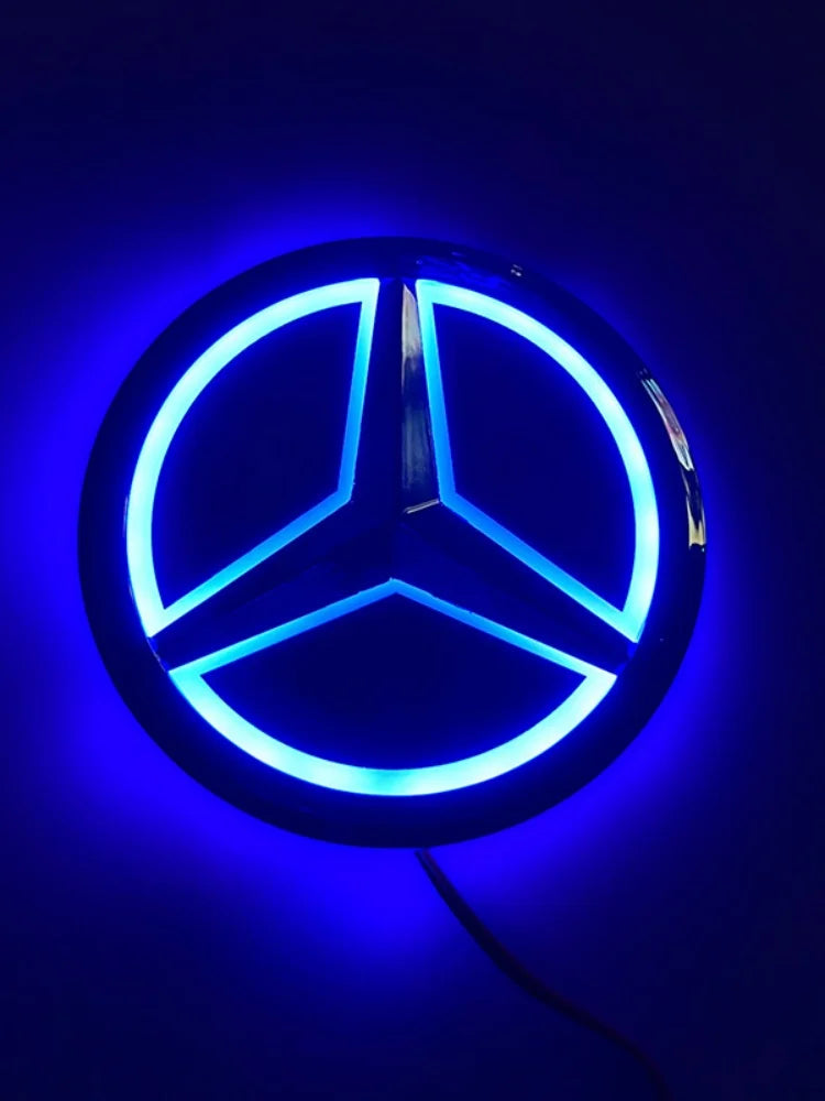 Mercedes Benz Rear Trunk LED Emblem 9.5cm