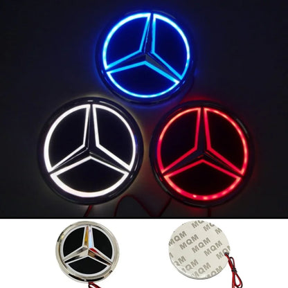 Mercedes Benz Rear Trunk LED Emblem 9.5cm