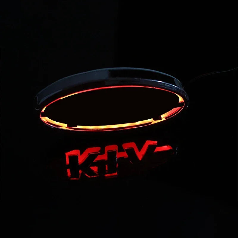 KIA LED Car Emblem (11.9cmx6.2cm)