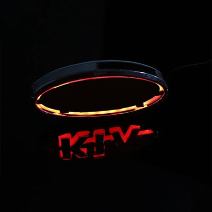 KIA LED Car Emblem (11.9cmx6.2cm)