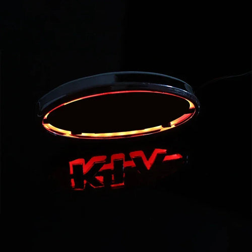 KIA LED Car Emblem (11.9cmx6.2cm)