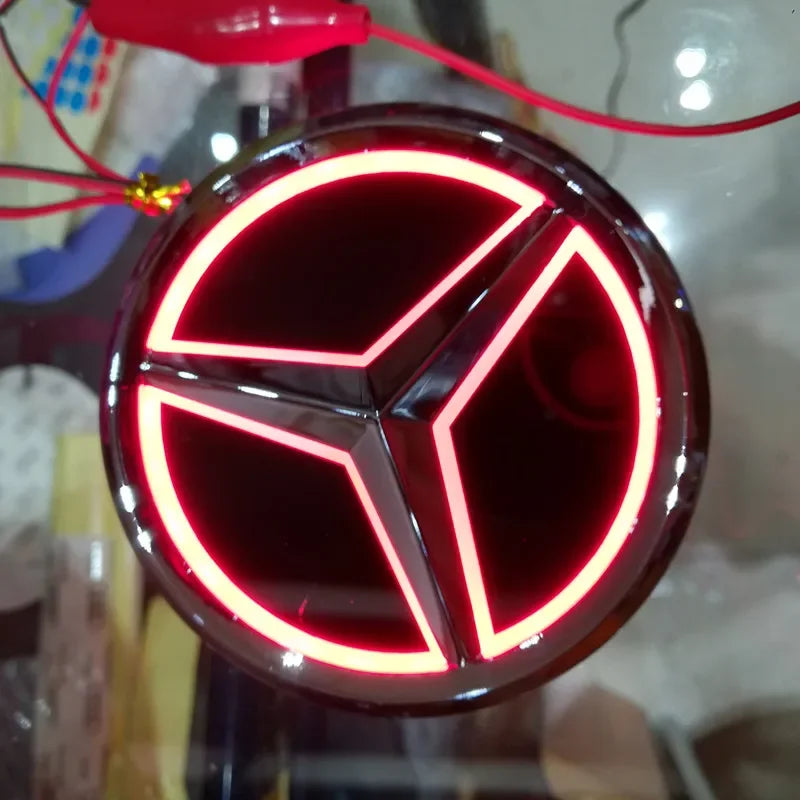 Mercedes Benz Rear Trunk LED Emblem 9.5cm