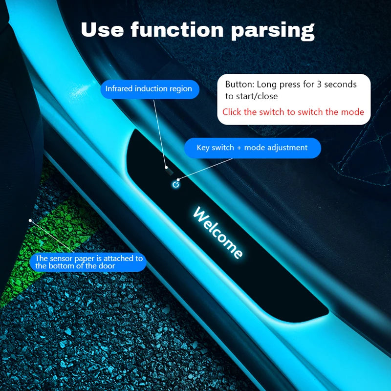 LED Car Door Sill Light