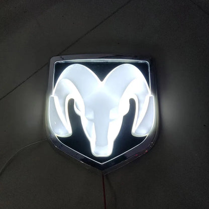 Dodge RAM LED Front Grille Emblem (13.5cm x 12cm)