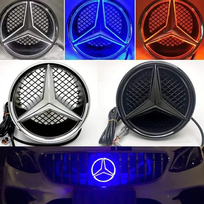 LED Grille Style Front Emblem For Mercedes Benz