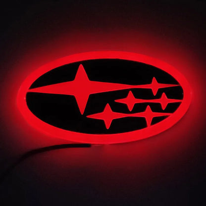 Subaru LED Car Emblem 14x7.3cm