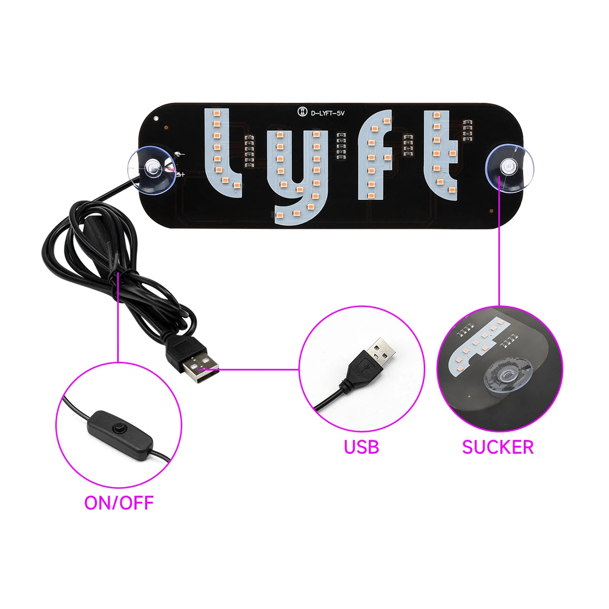 Lyft LED Logo Sign