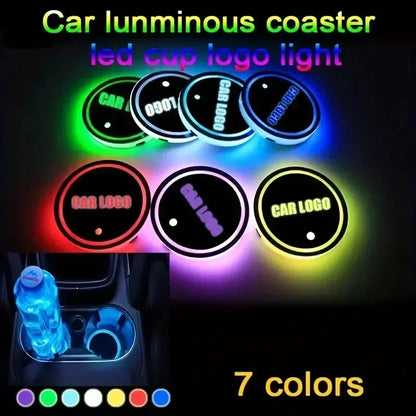 LED Car Logo Coasters
