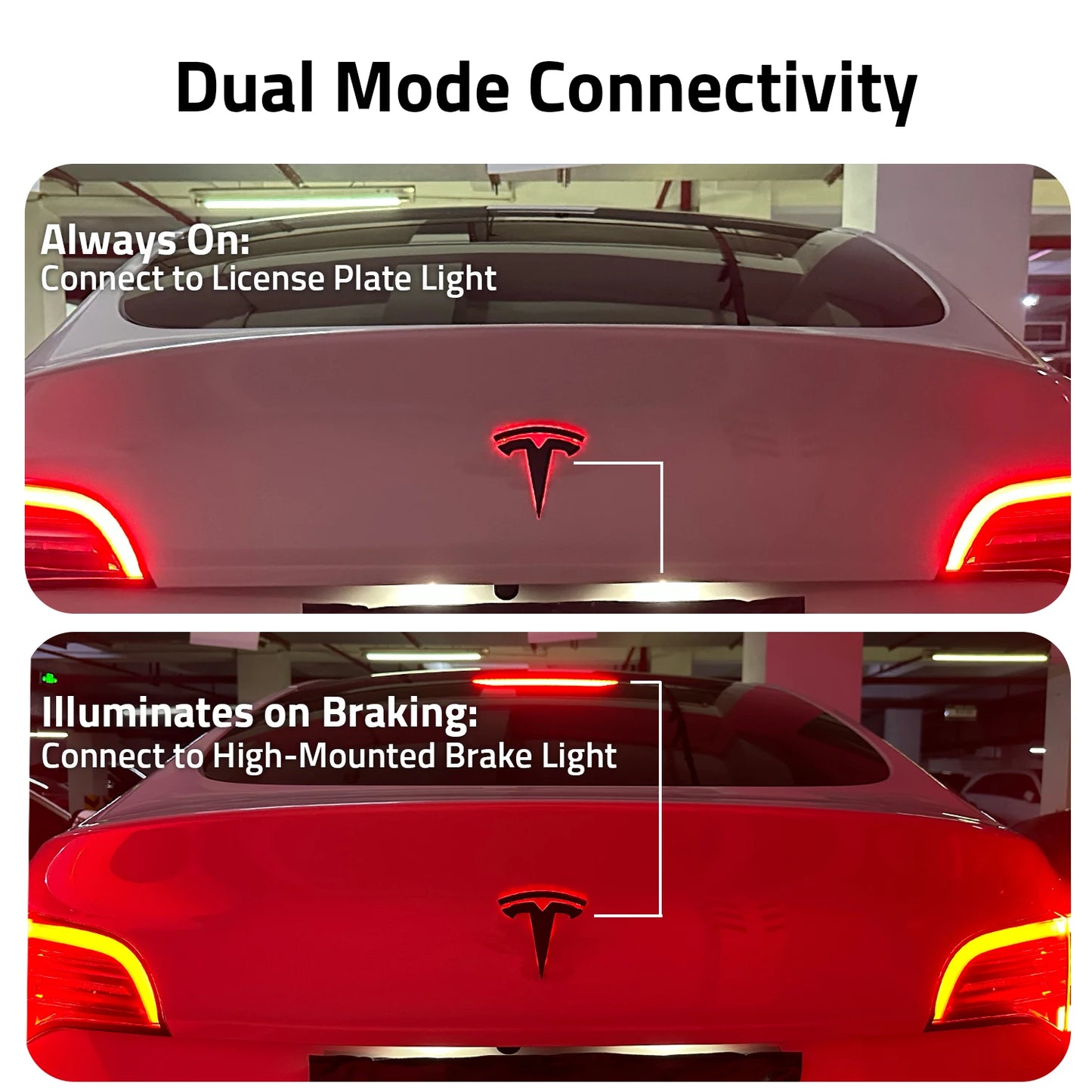 Tesla Emblem Ambient Light