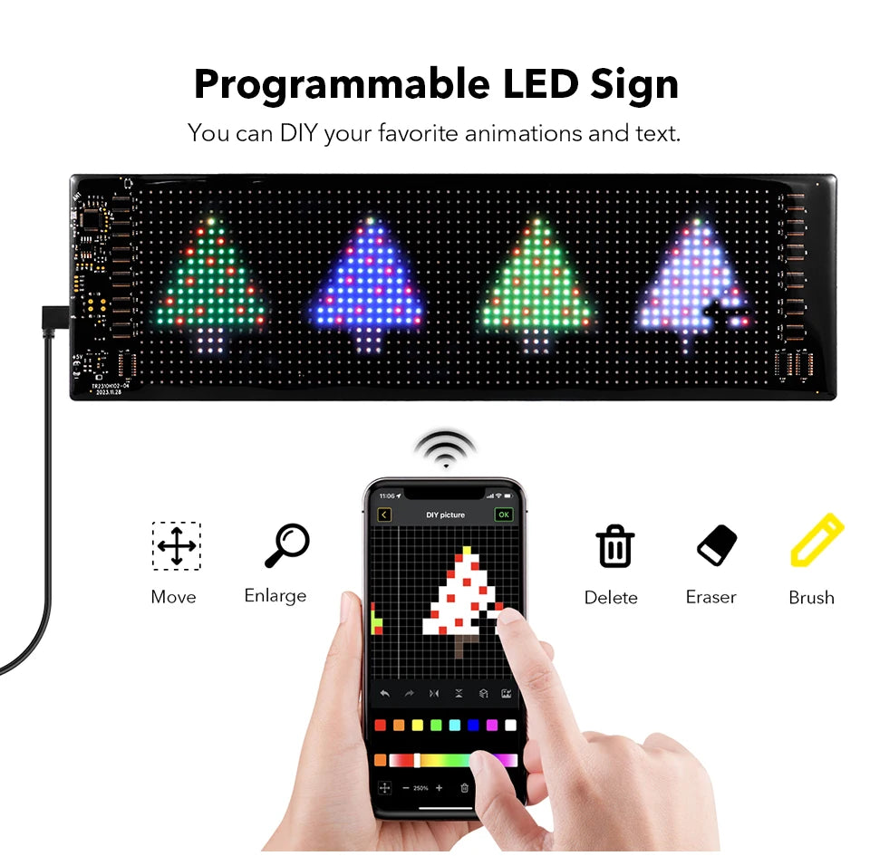 LED Panel Scrolling Signboard Advertising Light