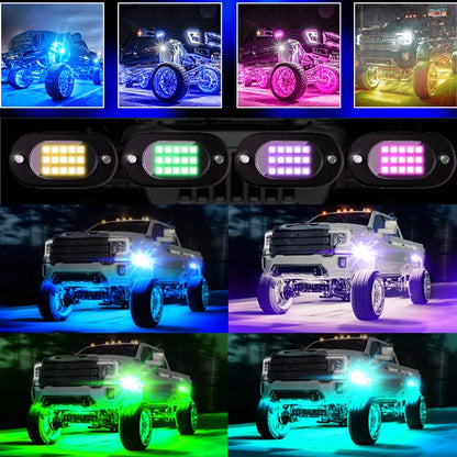 Car Underbody Rock Lights Waterproof