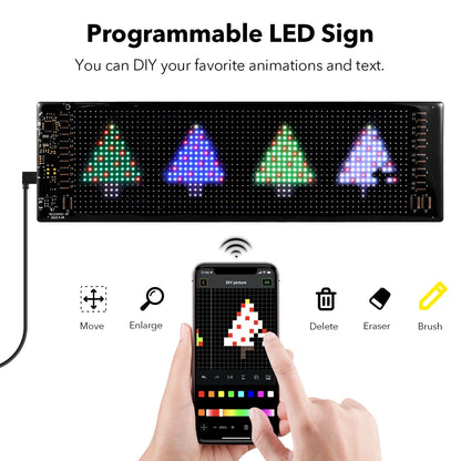 LED Panel Scrolling Signboard Advertising Light